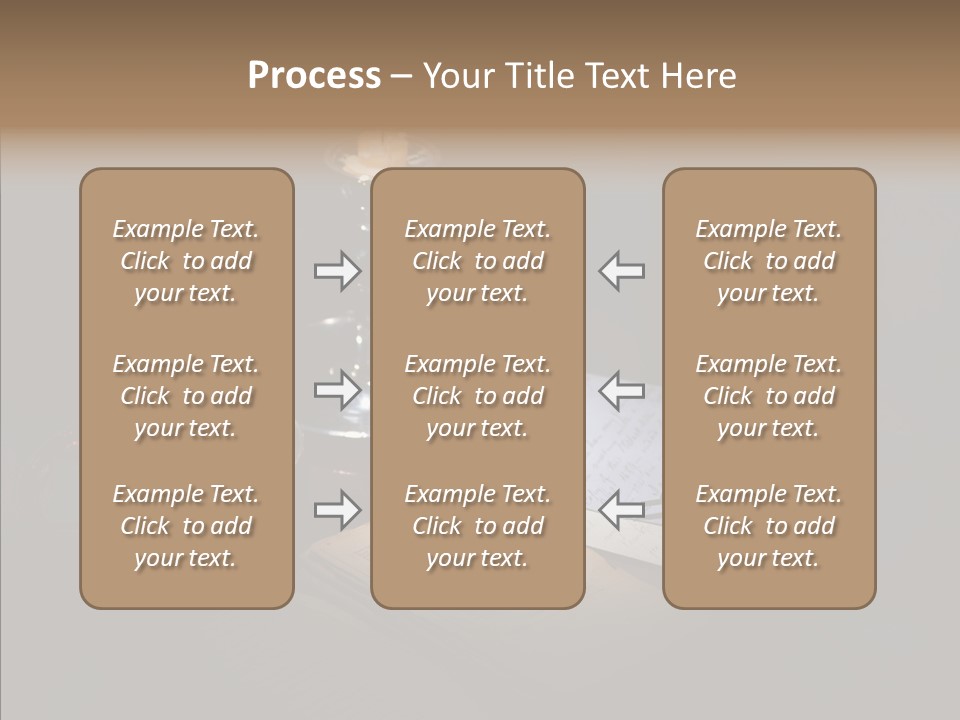 Handwriting Diary Written PowerPoint Template