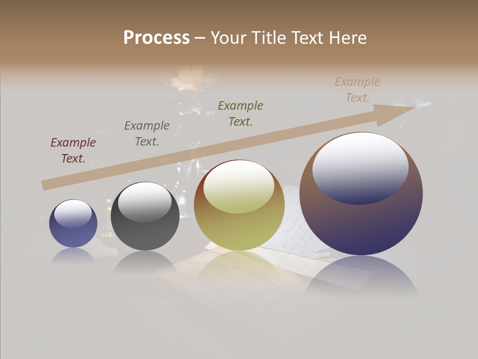 Handwriting Diary Written PowerPoint Template