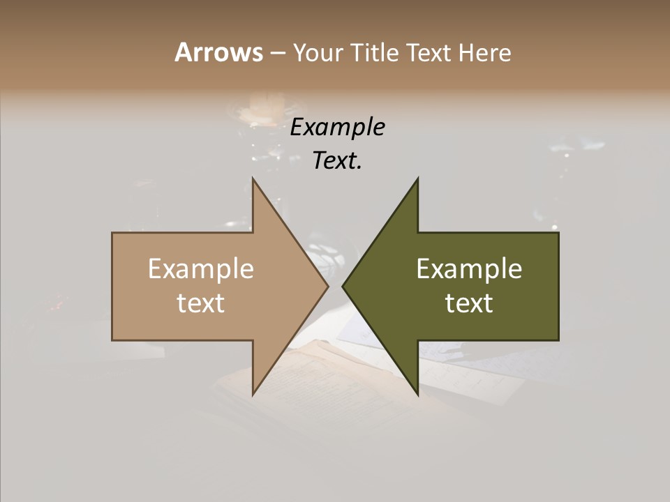 Handwriting Diary Written PowerPoint Template