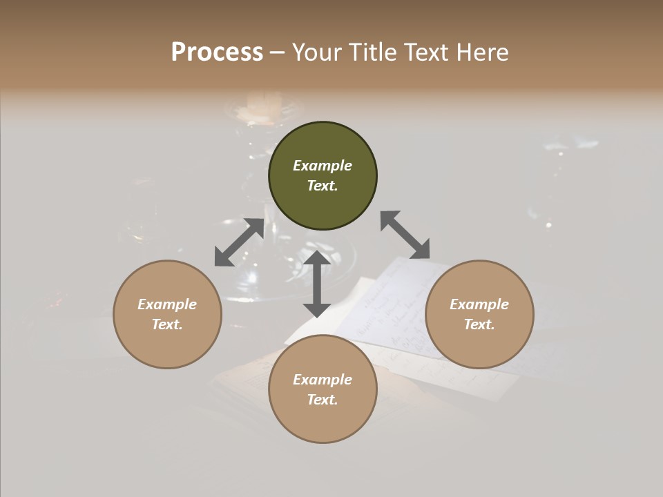 Handwriting Diary Written PowerPoint Template