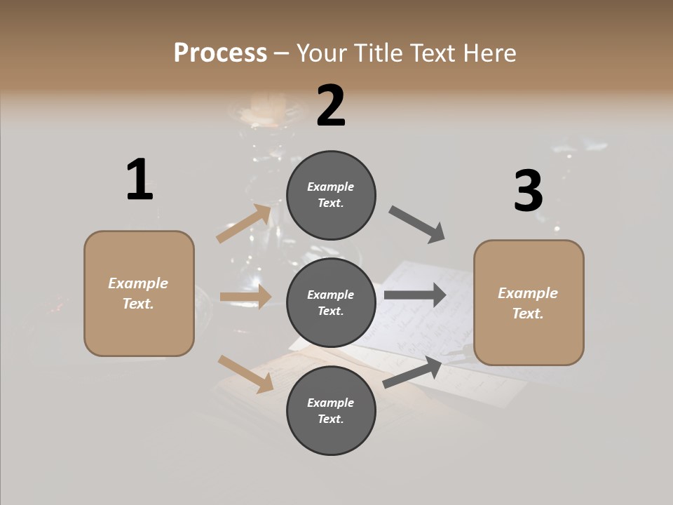 Handwriting Diary Written PowerPoint Template