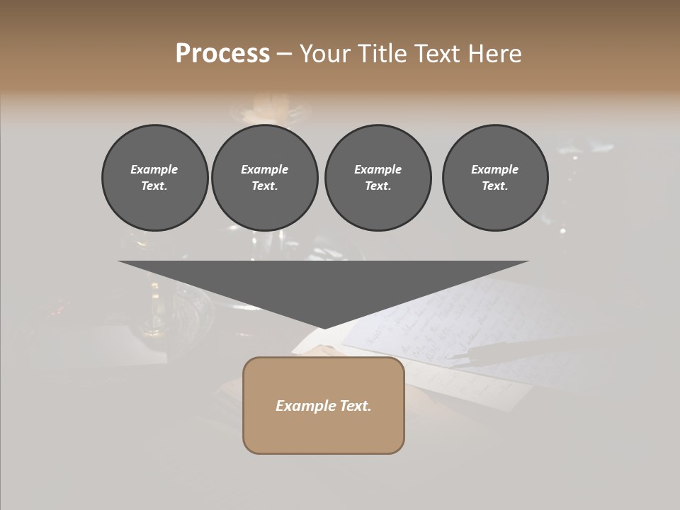 Handwriting Diary Written PowerPoint Template