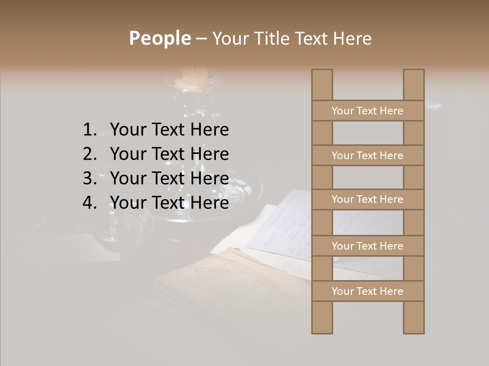 Handwriting Diary Written PowerPoint Template