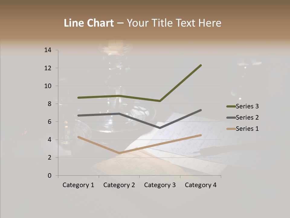 Handwriting Diary Written PowerPoint Template