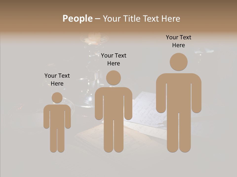 Handwriting Diary Written PowerPoint Template