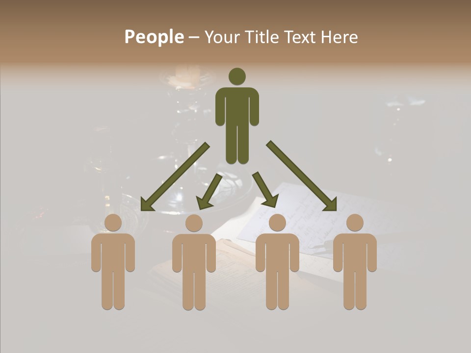 Handwriting Diary Written PowerPoint Template