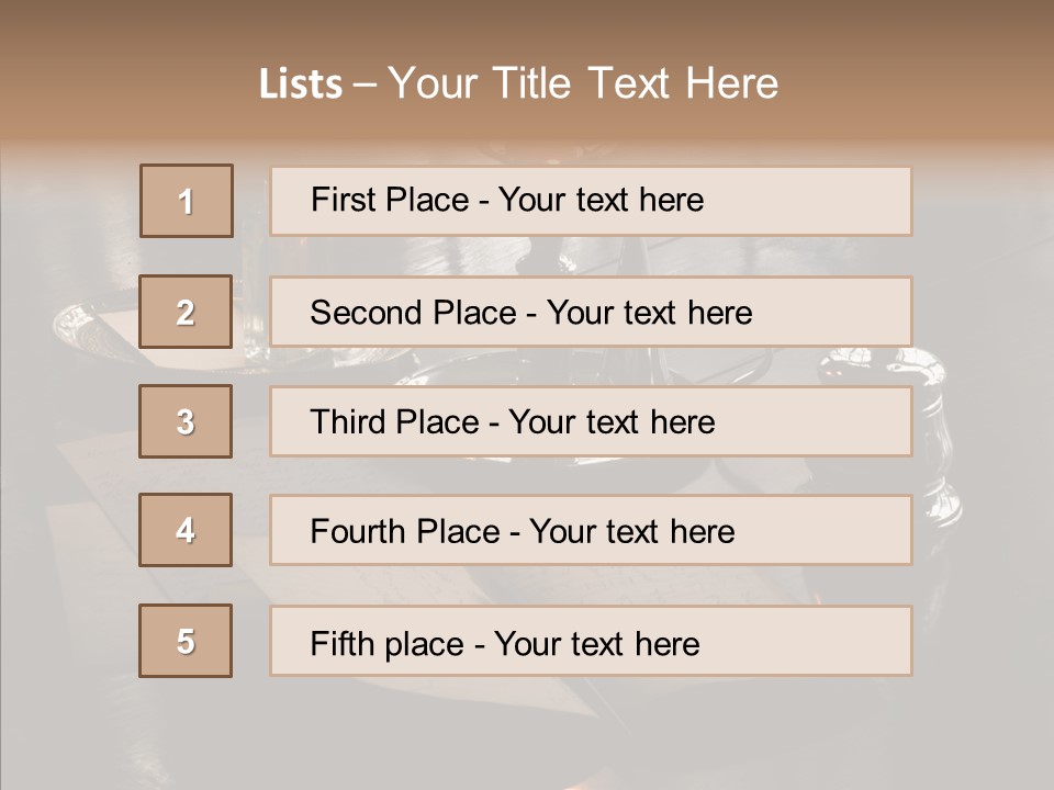 Account Desktop Abide PowerPoint Template