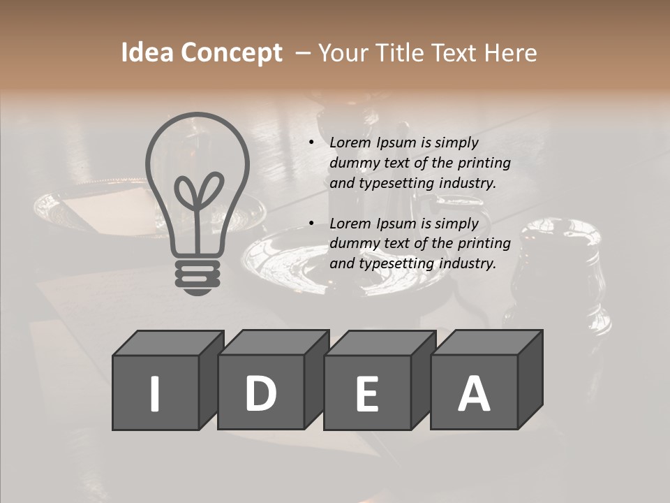 Account Desktop Abide PowerPoint Template