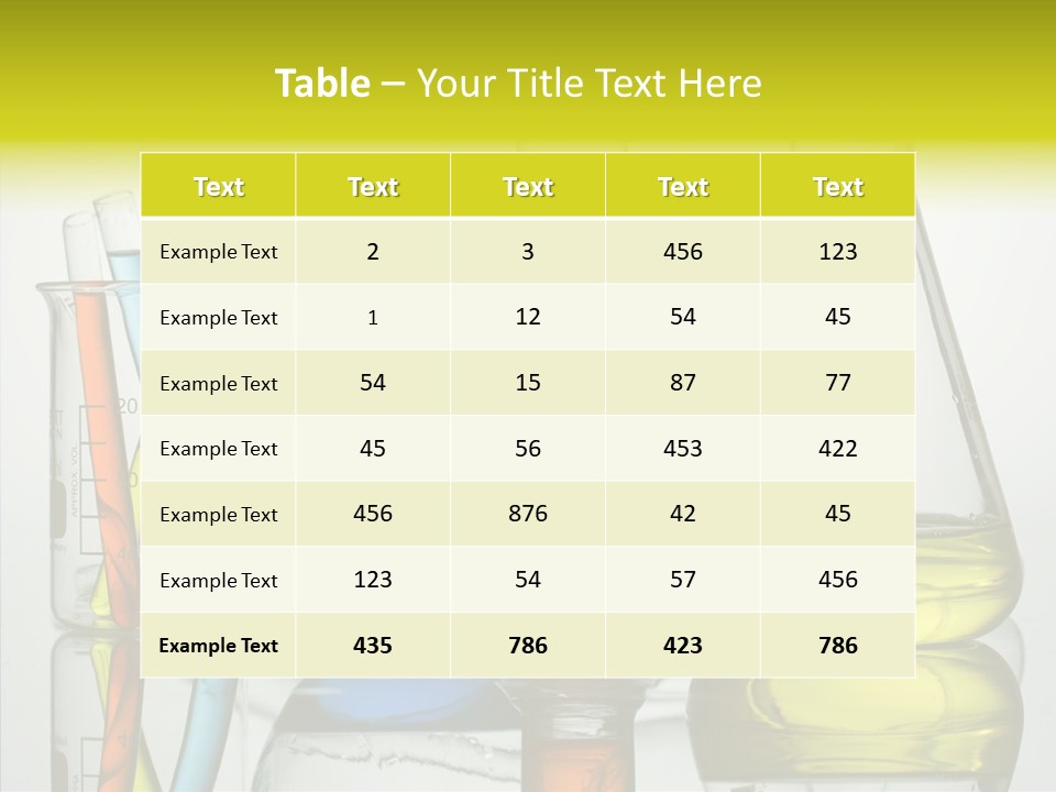 Beaker Development Lit PowerPoint Template