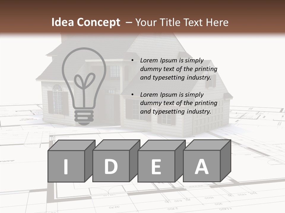 Fresh Miniature Floor PowerPoint Template