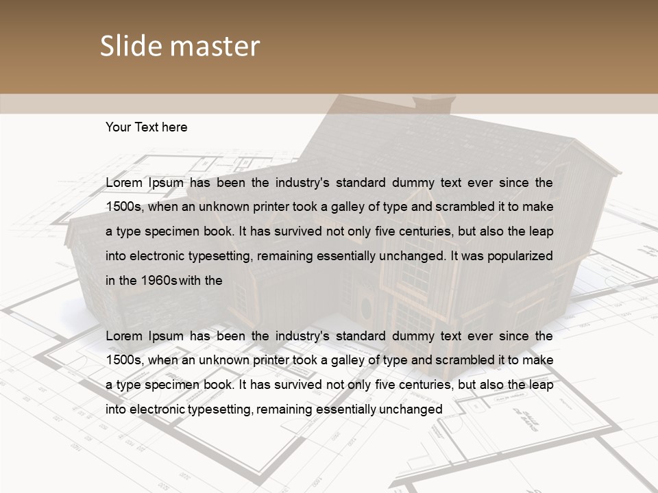 Forest Pose Structural PowerPoint Template