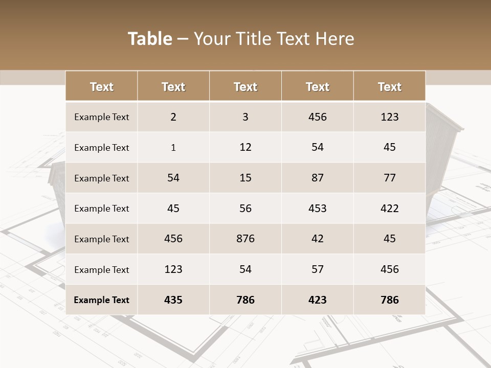 Forest Pose Structural PowerPoint Template