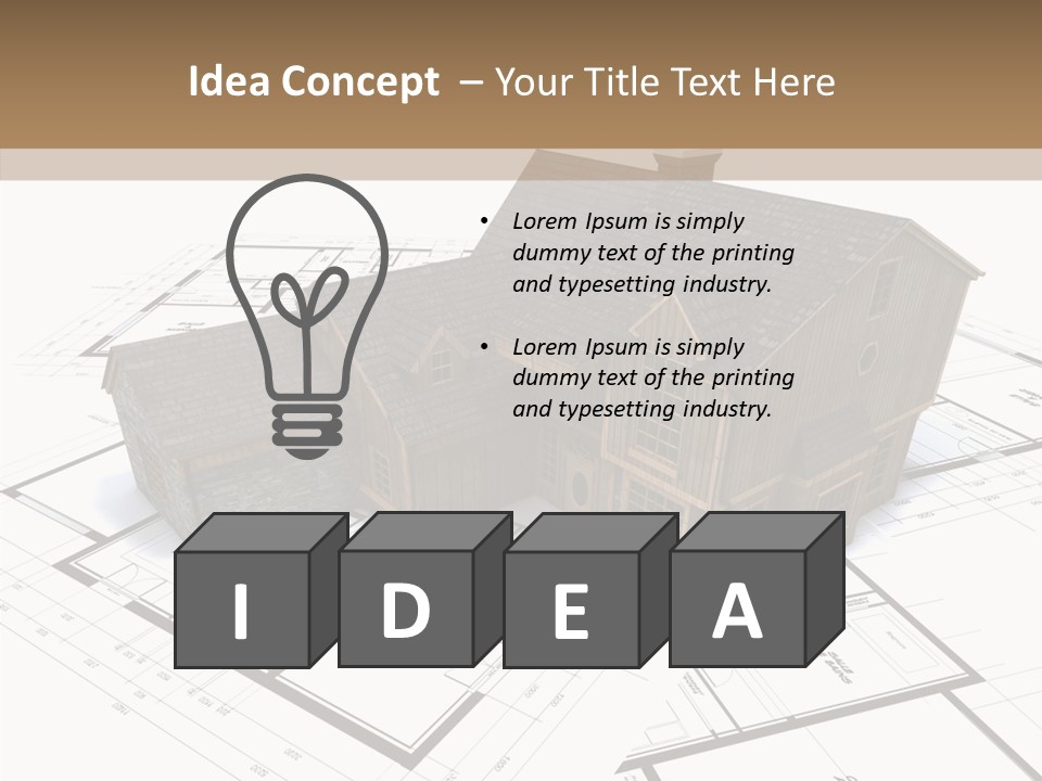 Forest Pose Structural PowerPoint Template