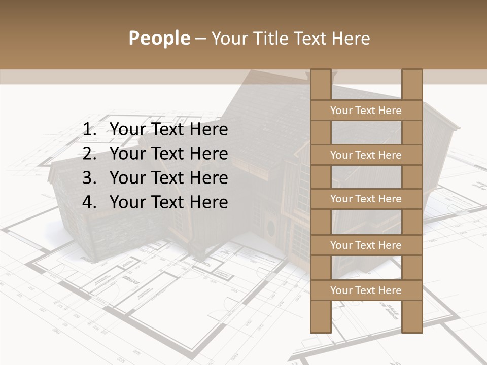 Forest Pose Structural PowerPoint Template