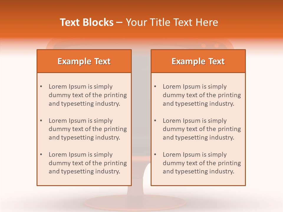 Television Push Shadow PowerPoint Template