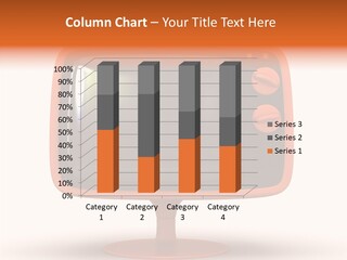 Television Push Shadow PowerPoint Template