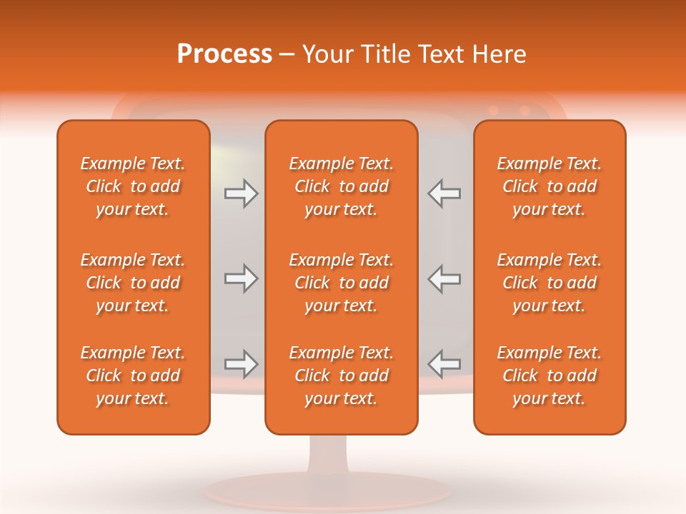 Television Push Shadow PowerPoint Template