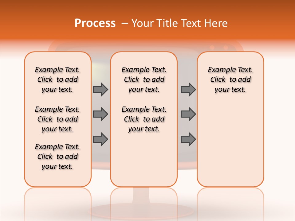 Television Push Shadow PowerPoint Template
