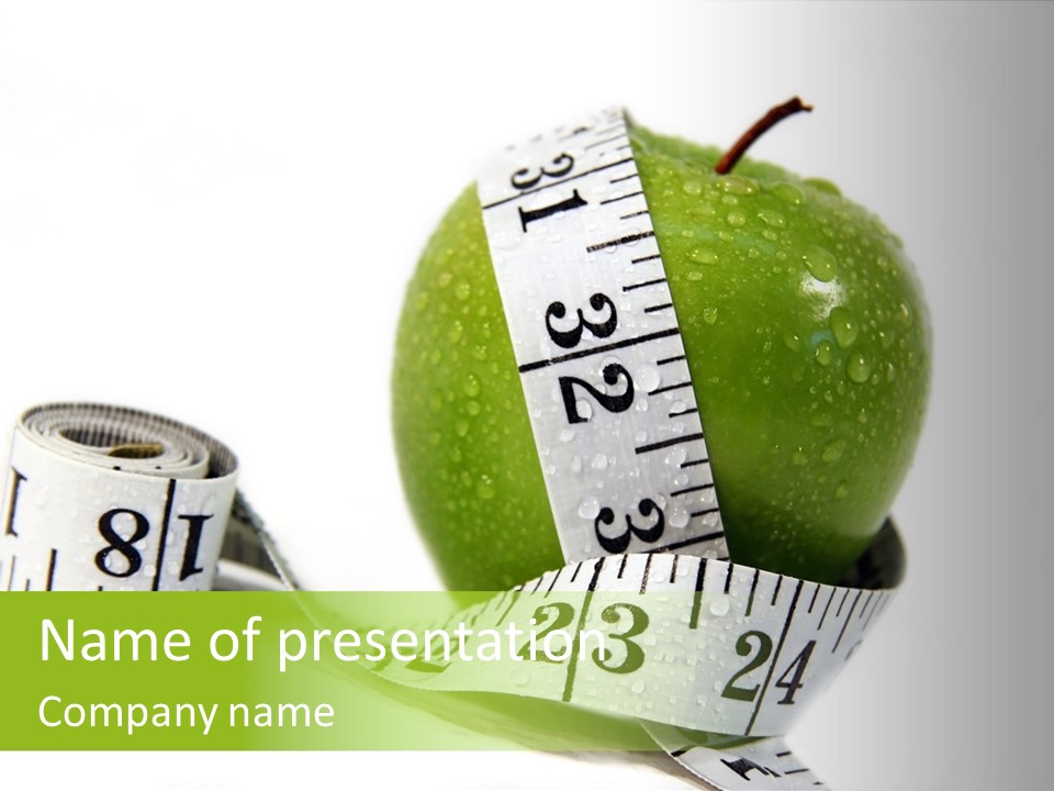 Fruit Incentive Weight PowerPoint Template