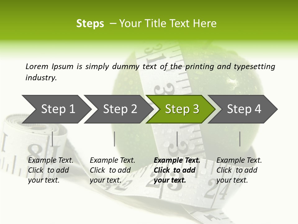 Fruit Incentive Weight PowerPoint Template