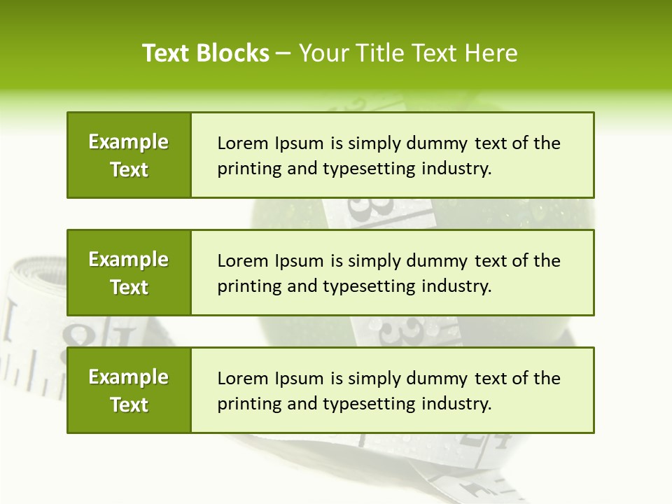 Fruit Incentive Weight PowerPoint Template