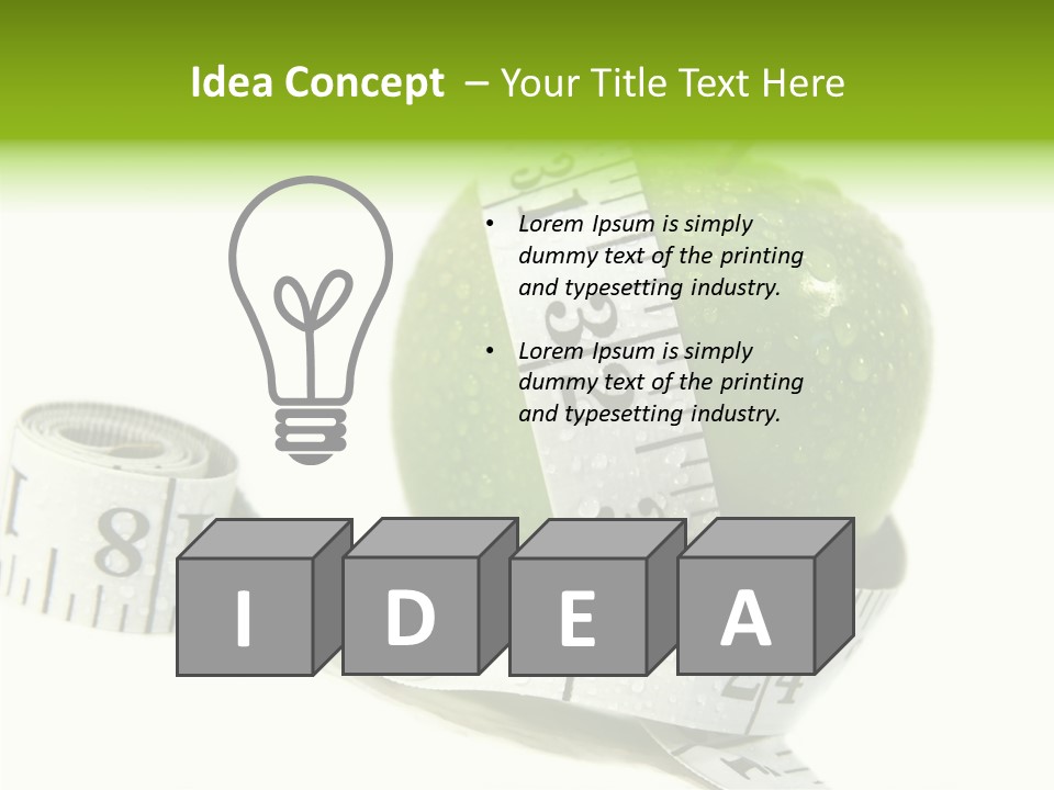 Fruit Incentive Weight PowerPoint Template