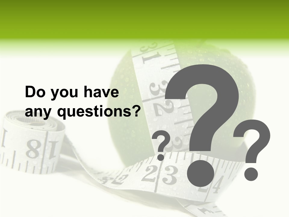 Fruit Incentive Weight PowerPoint Template