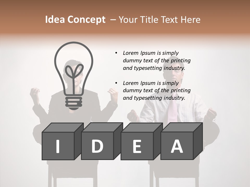 Break Commerce Ceo PowerPoint Template