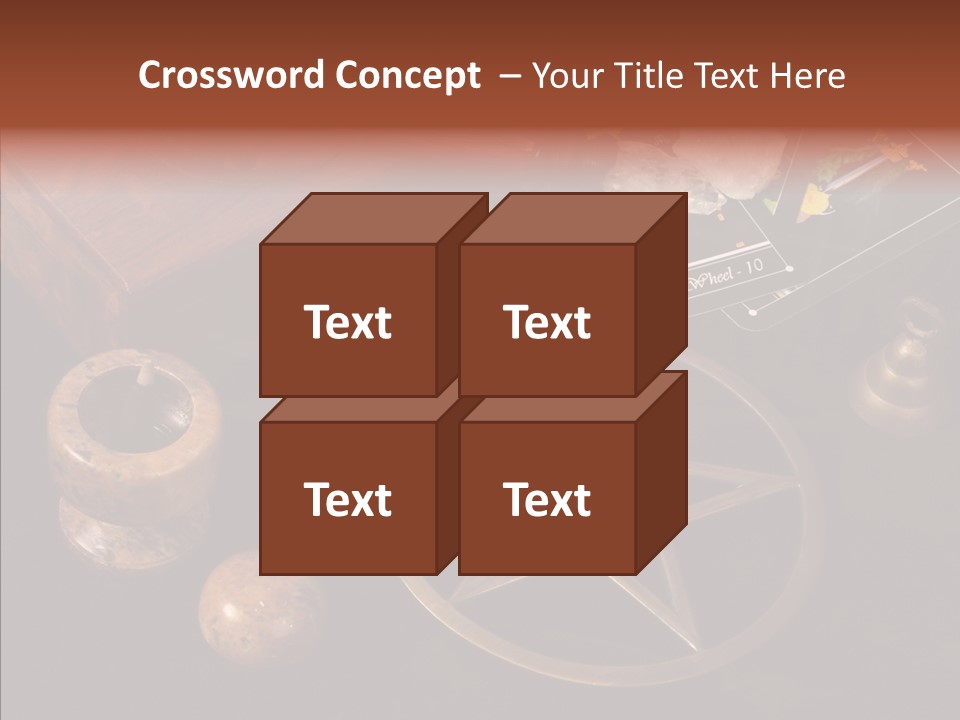 Wisdom Knowledge Crystal PowerPoint Template