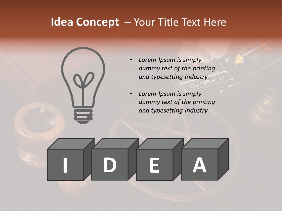 Wisdom Knowledge Crystal PowerPoint Template