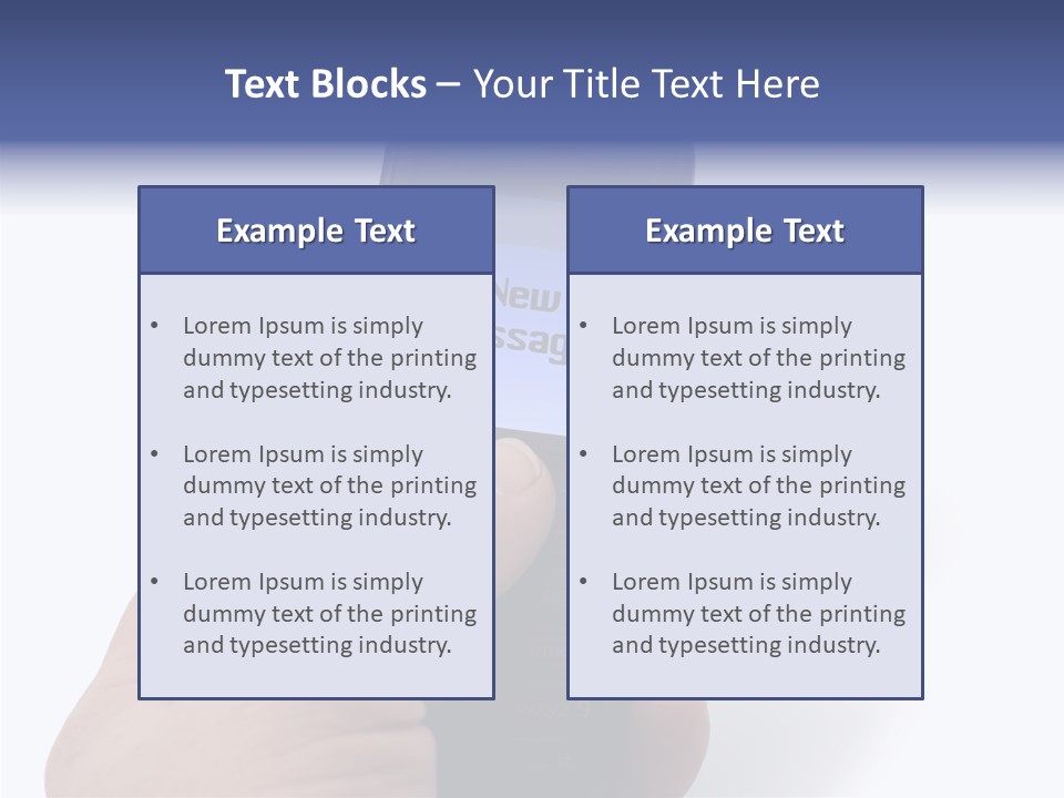 Technology Mobile People PowerPoint Template