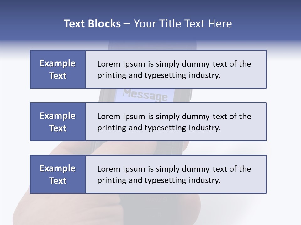 Technology Mobile People PowerPoint Template
