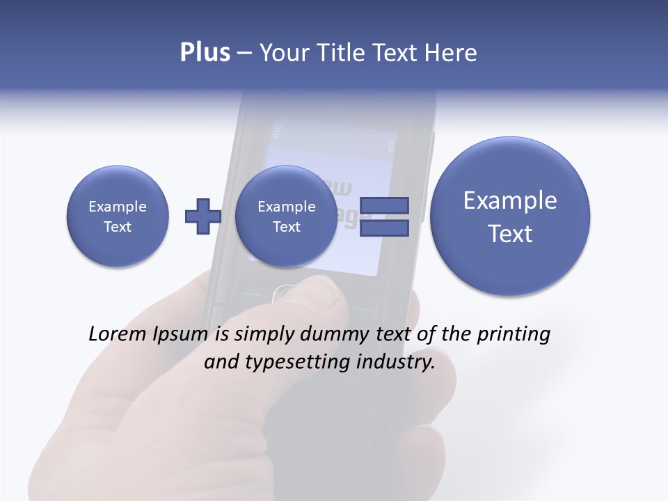 Technology Mobile People PowerPoint Template