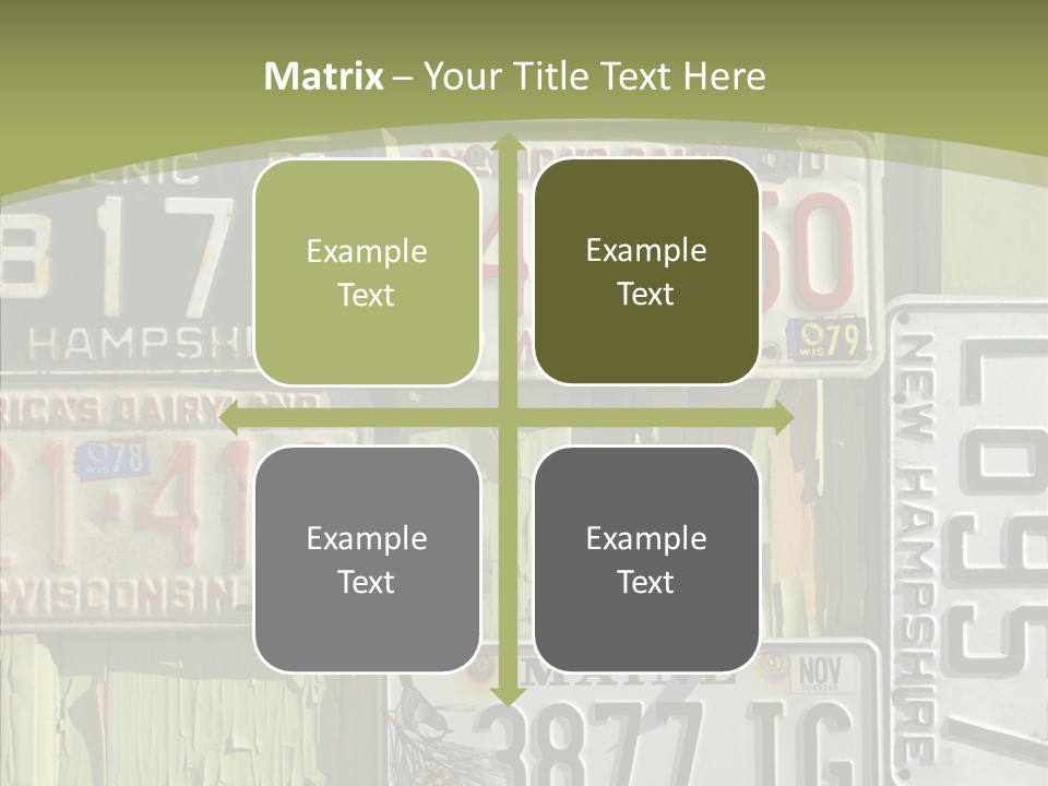 Yellowed Massachusetts Maine PowerPoint Template