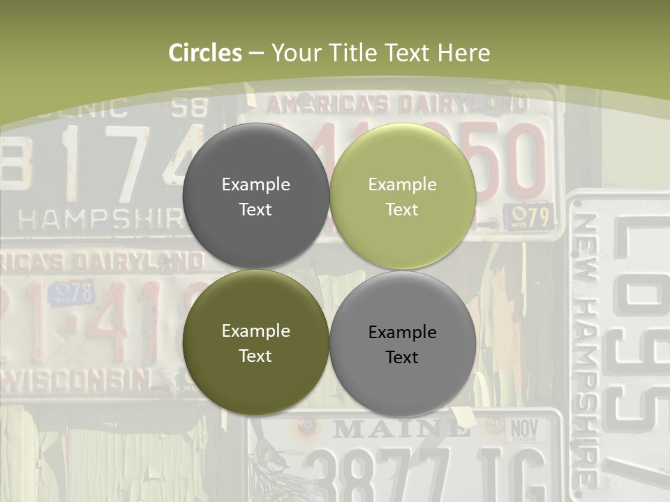 Yellowed Massachusetts Maine PowerPoint Template