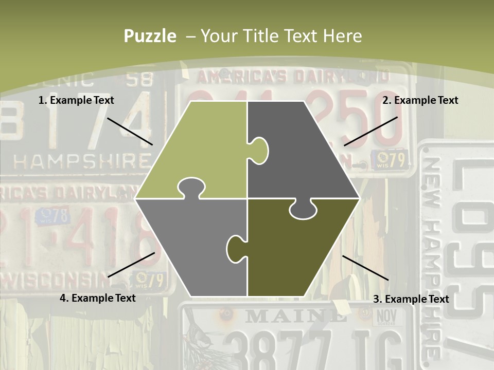 Yellowed Massachusetts Maine PowerPoint Template