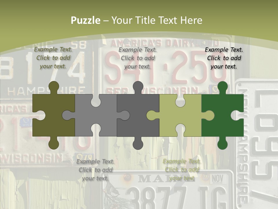 Yellowed Massachusetts Maine PowerPoint Template