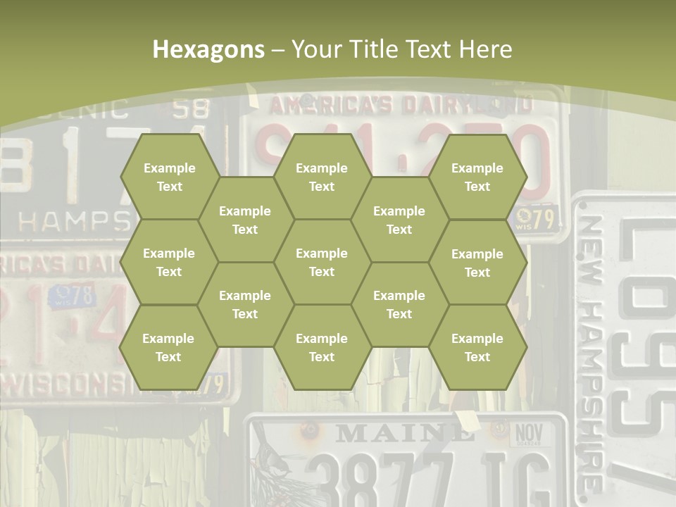 Yellowed Massachusetts Maine PowerPoint Template