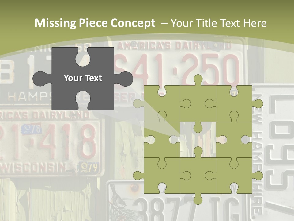 Yellowed Massachusetts Maine PowerPoint Template