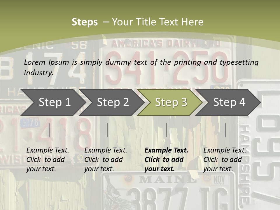 Yellowed Massachusetts Maine PowerPoint Template