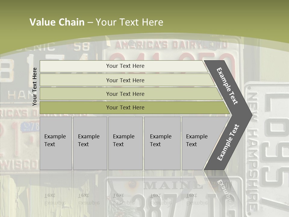 Yellowed Massachusetts Maine PowerPoint Template
