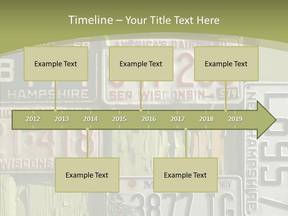 Yellowed Massachusetts Maine PowerPoint Template