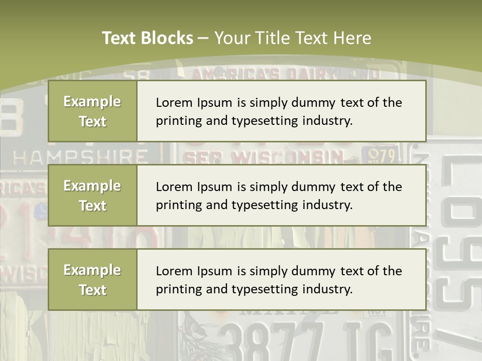 Yellowed Massachusetts Maine PowerPoint Template