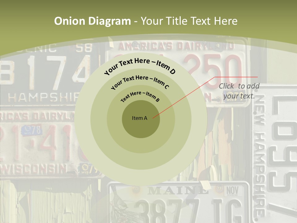 Yellowed Massachusetts Maine PowerPoint Template