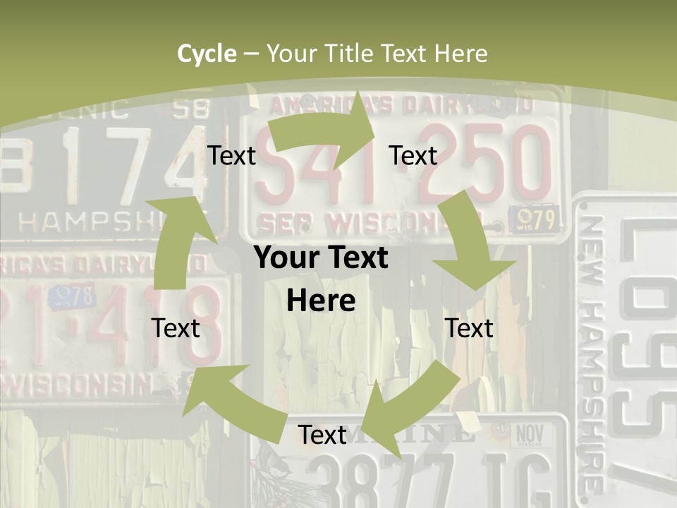 Yellowed Massachusetts Maine PowerPoint Template