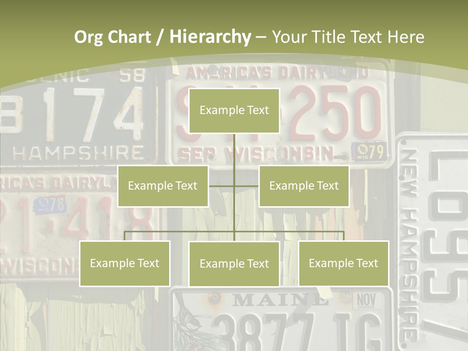 Yellowed Massachusetts Maine PowerPoint Template