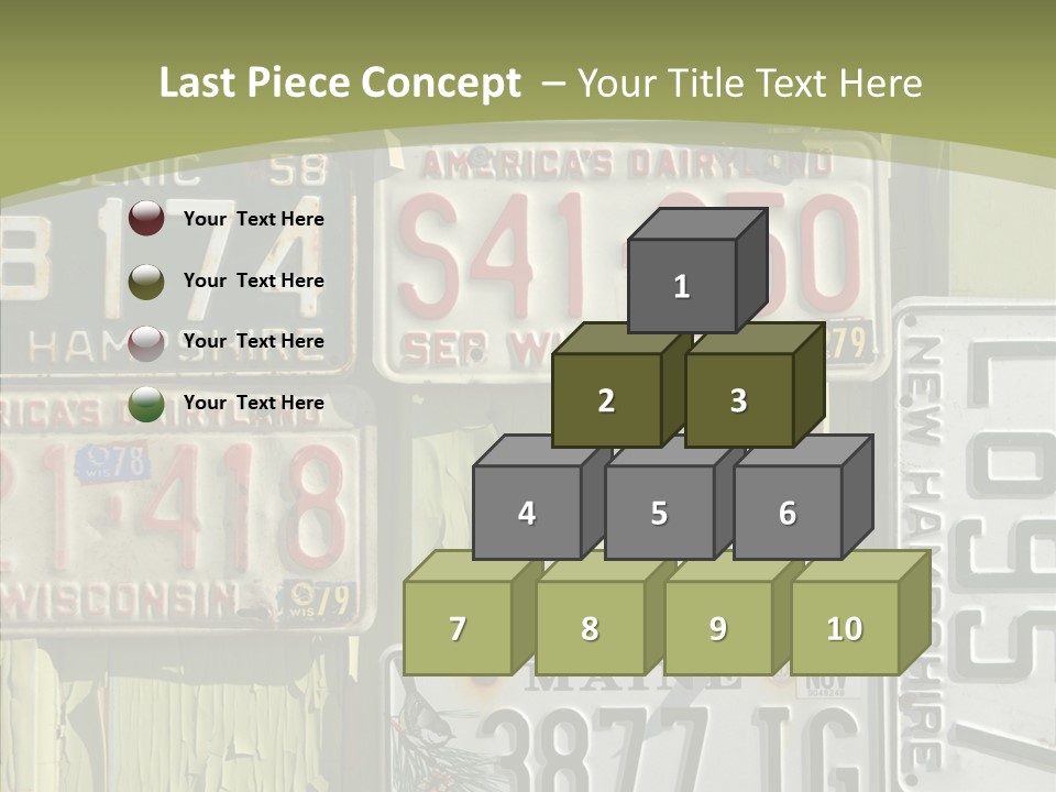 Yellowed Massachusetts Maine PowerPoint Template