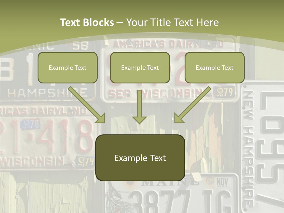 Yellowed Massachusetts Maine PowerPoint Template