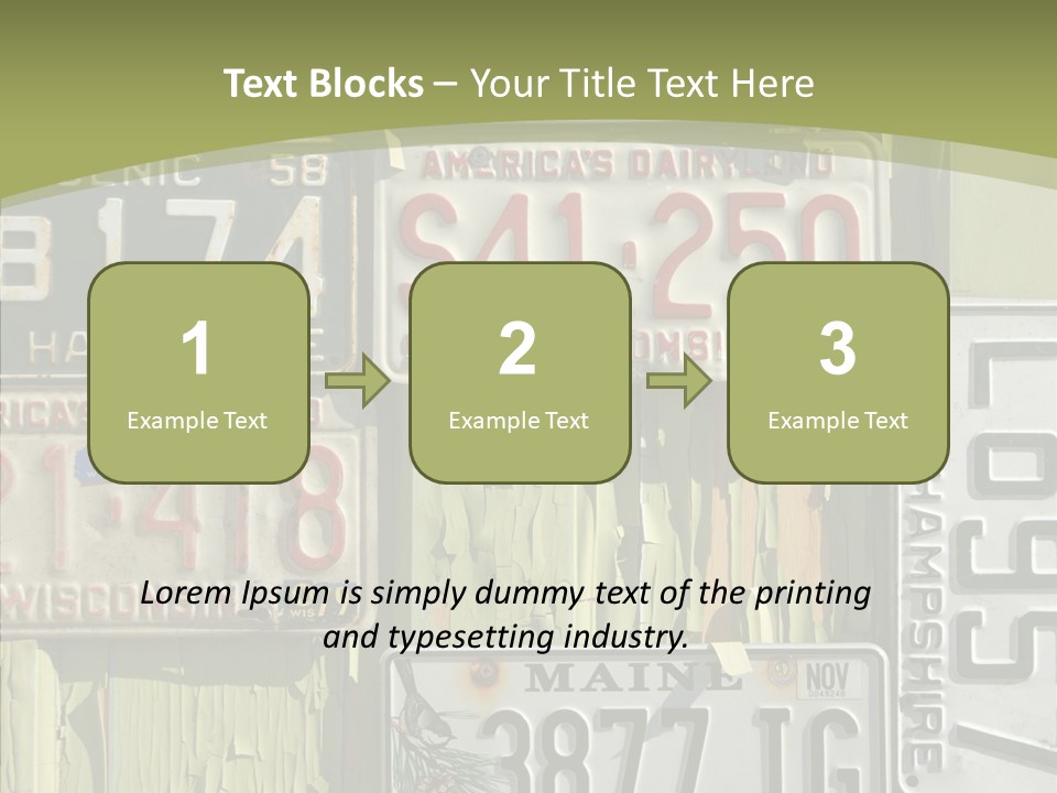 Yellowed Massachusetts Maine PowerPoint Template