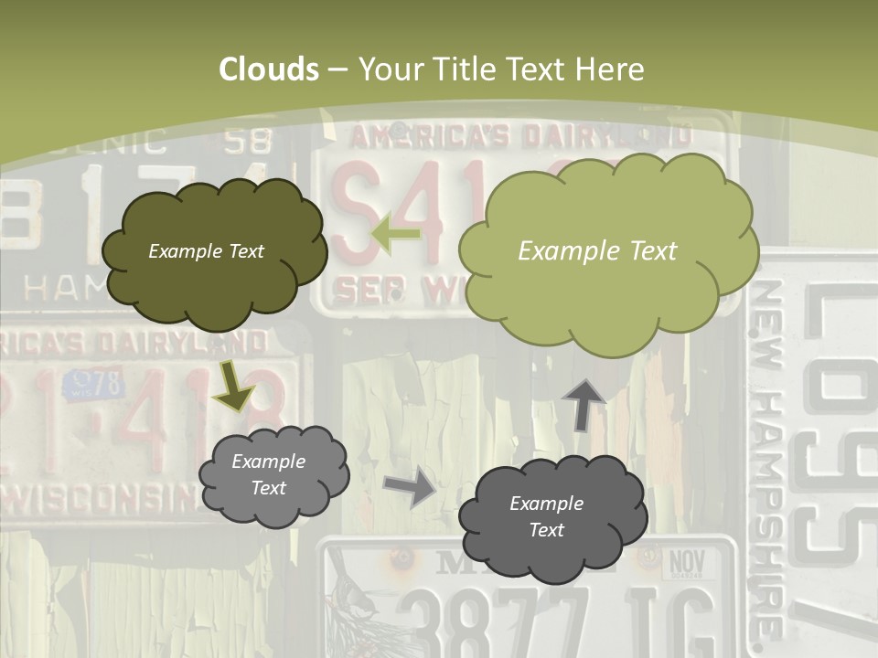 Yellowed Massachusetts Maine PowerPoint Template